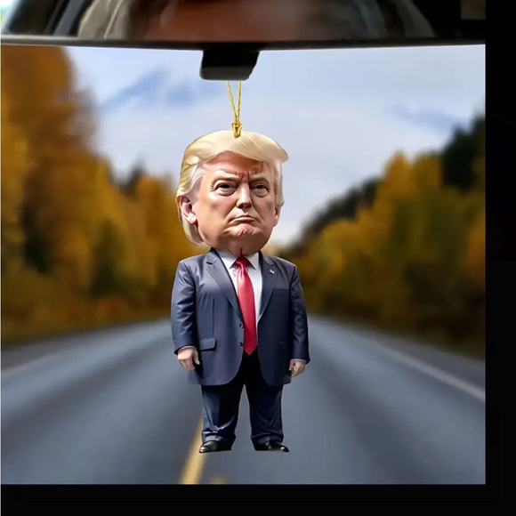 Trump-Inspired Acrylic Christmas ornaments & Halloween Decor - - Picture 7 of 9